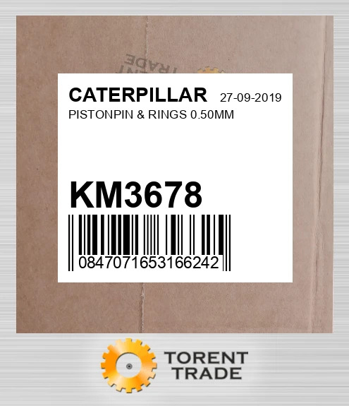 KM3678 Поршень,Палець & RINGS 0.50MM CATERPILLAR NEW AFTERMARKET