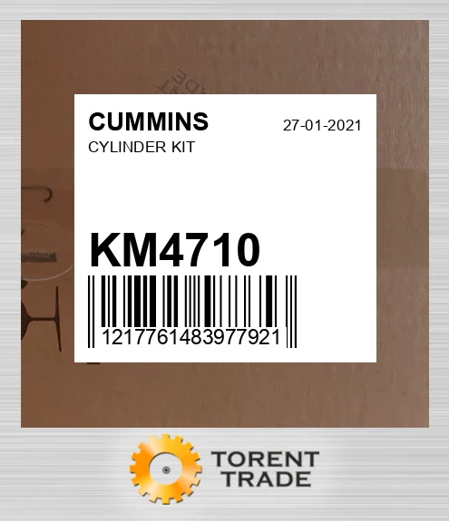 KM4710 Циліндр комплект CUMMINS NEW AFTERMARKET