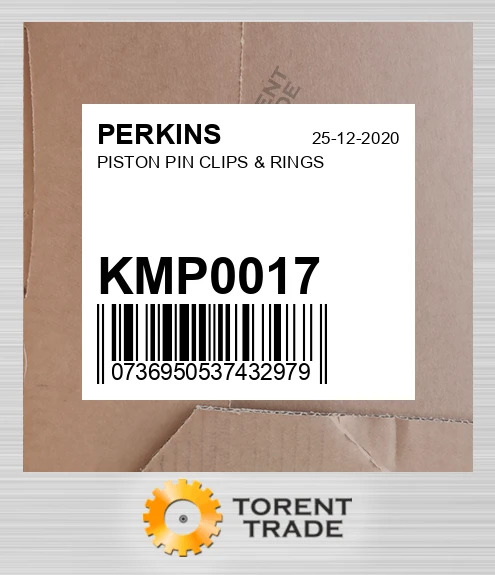 KMP0017 Поршень, Палець, Кліпси & RINGS PERKINS NEW AFTERMARKET