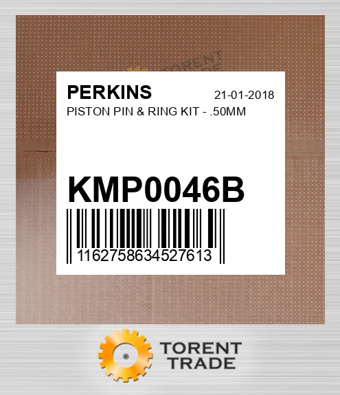 KMP0046B Поршень,Палець & RINGS 0.50MM PERKINS NEW AFTERMARKET