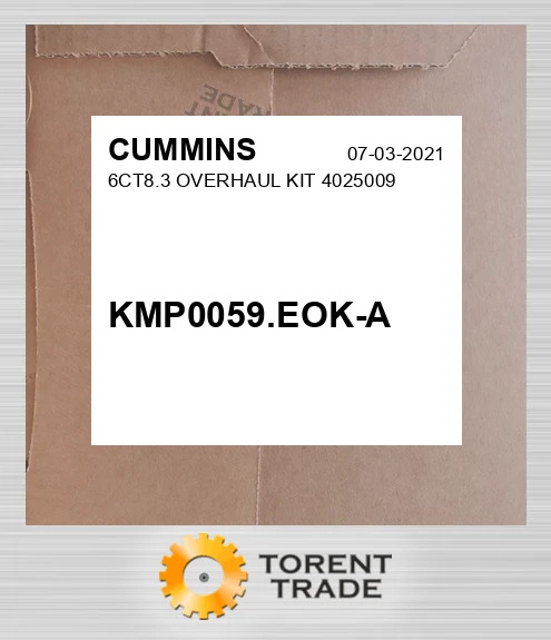 KMP0059.EOK-A 6CT8.3 Капітальний ремонтний комплект 4025009 CUMMINS NEW AFTERMARKET