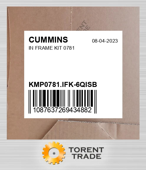 KMP0781.IFK-6QISB Комплект внутрішньорамного ремонту 0781 CUMMINS NEW AFTERMARKET