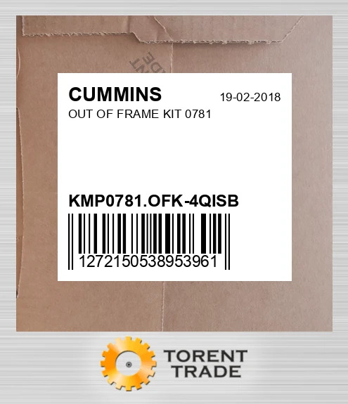 KMP0781.OFK-4QISB Комплект позарамкового ремонту 0781 CUMMINS NEW AFTERMARKET