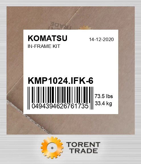kmp1024ifk6 Комплект внутрішньорамного ремонту KOMATSU NEW AFTERMARKET