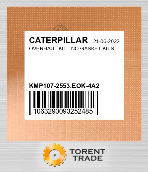 KMP107-2553.EOK-4A2 Капітальний ремонтний комплект - NO Прокладка KITS CATERPILLAR NEW AFTERMARKET