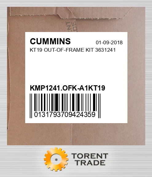 KMP1241.OFK-A1KT19 KT19 Комплект позарамкового ремонту 3631241 CUMMINS NEW AFTERMARKET