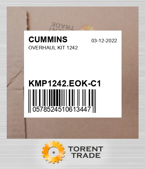 KMP1242.EOK-C1 Капітальний ремонтний комплект 1242 CUMMINS NEW AFTERMARKET