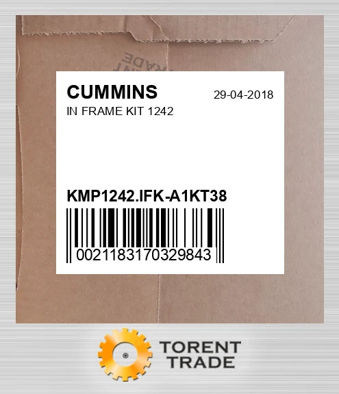 KMP1242.IFK-A1KT38 Комплект внутрішньорамного ремонту 1242 CUMMINS NEW AFTERMARKET