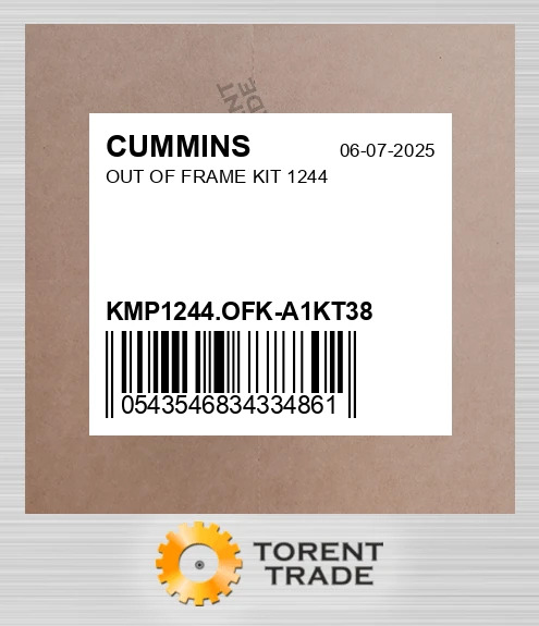 KMP1244.OFK-A1KT38 Комплект позарамкового ремонту 1244 CUMMINS NEW AFTERMARKET