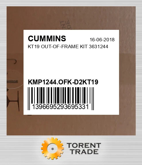 KMP1244.OFK-D2KT19 KT19 Комплект позарамкового ремонту 3631244 CUMMINS NEW AFTERMARKET