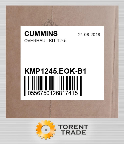 KMP1245.EOK-B1 Капітальний ремонтний комплект 1245 CUMMINS NEW AFTERMARKET