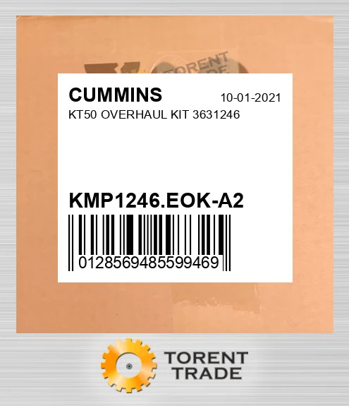 KMP1246.EOK-A2 KT50 Капітальний ремонтний комплект 3631246 CUMMINS NEW AFTERMARKET
