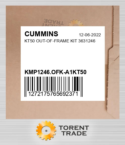 KMP1246.OFK-A1KT50 KT50 Комплект позарамкового ремонту 3631246 CUMMINS NEW AFTERMARKET