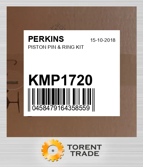 KMP1720 Поршень головка, SKIRT, Палець & RINGS PERKINS NEW AFTERMARKET