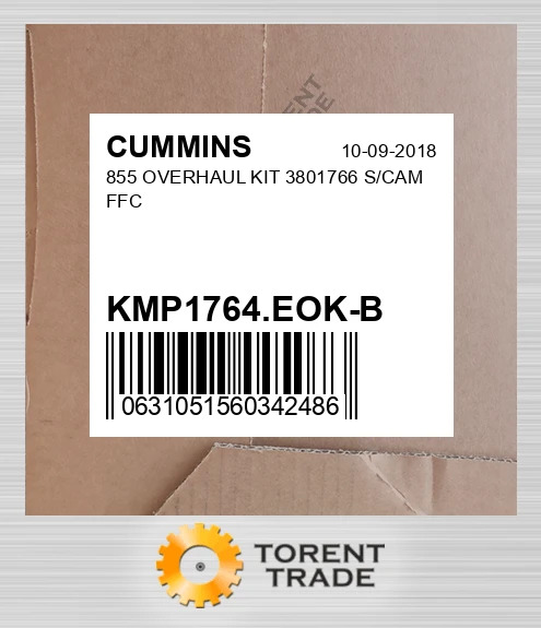 KMP1764.EOK-B 855 Капітальний ремонтний комплект 3801766 S/CAM FFC CUMMINS NEW AFTERMARKET