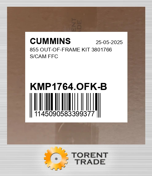 KMP1764.OFK-B 855 Комплект позарамкового ремонту 3801766 S/CAM FFC CUMMINS NEW AFTERMARKET