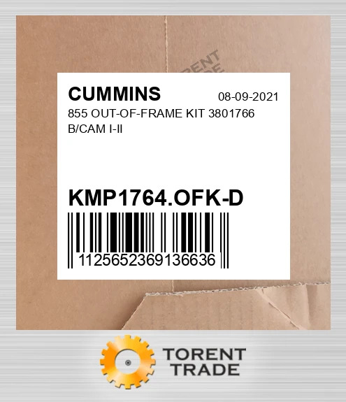 KMP1764.OFK-D 855 Комплект позарамкового ремонту 3801766 B/CAM I-II CUMMINS NEW AFTERMARKET