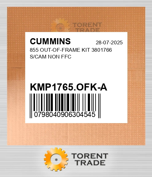 KMP1765.OFK-A 855 Комплект позарамкового ремонту 3801766 S/CAM NON FFC CUMMINS NEW AFTERMARKET