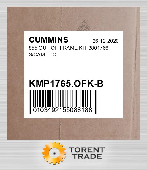 KMP1765.OFK-B 855 Комплект позарамкового ремонту 3801766 S/CAM FFC CUMMINS NEW AFTERMARKET