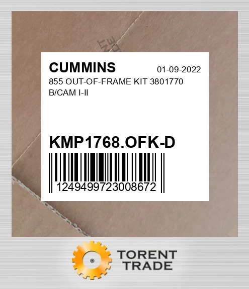 KMP1768.OFK-D 855 Комплект позарамкового ремонту 3801770 B/CAM I-II CUMMINS NEW AFTERMARKET