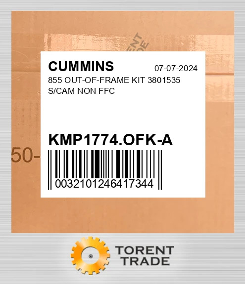 KMP1774.OFK-A 855 Комплект позарамкового ремонту 3801535 S/CAM NON FFC CUMMINS NEW AFTERMARKET