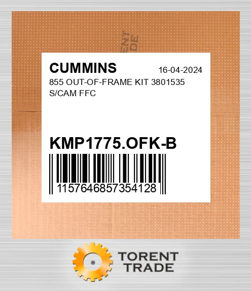 KMP1775.OFK-B 855 Комплект позарамкового ремонту 3801535 S/CAM FFC CUMMINS NEW AFTERMARKET