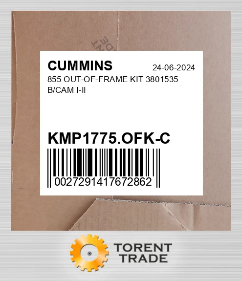 KMP1775.OFK-C 855 Комплект позарамкового ремонту 3801535 B/CAM I-II CUMMINS NEW AFTERMARKET