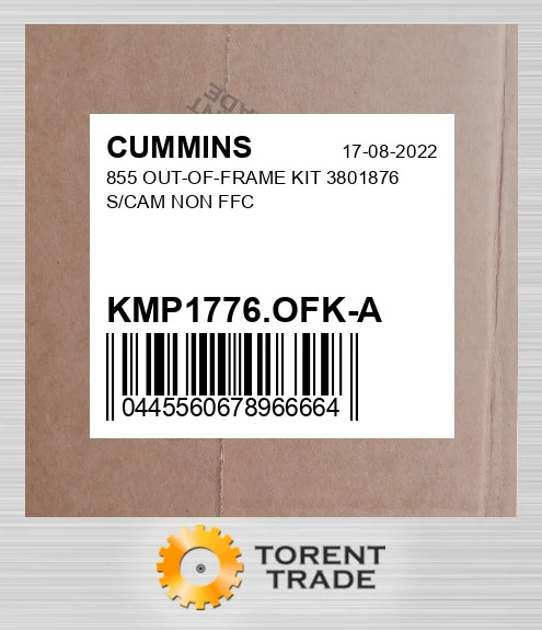 KMP1776.OFK-A 855 Комплект позарамкового ремонту 3801876 S/CAM NON FFC CUMMINS NEW AFTERMARKET