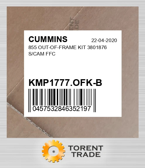KMP1777.OFK-B 855 Комплект позарамкового ремонту 3801876 S/CAM FFC CUMMINS NEW AFTERMARKET
