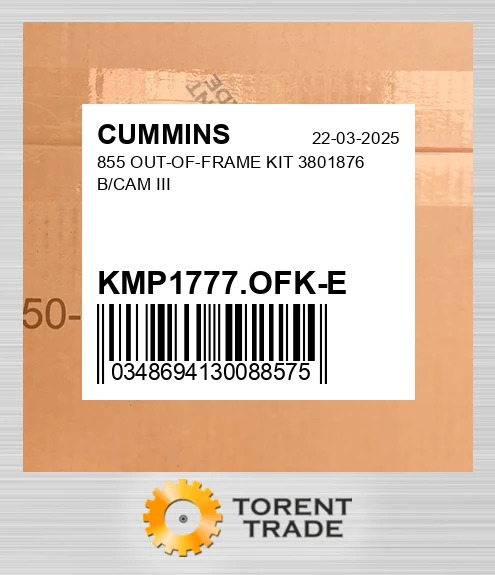 KMP1777.OFK-E 855 Комплект позарамкового ремонту 3801876 B/CAM III CUMMINS NEW AFTERMARKET