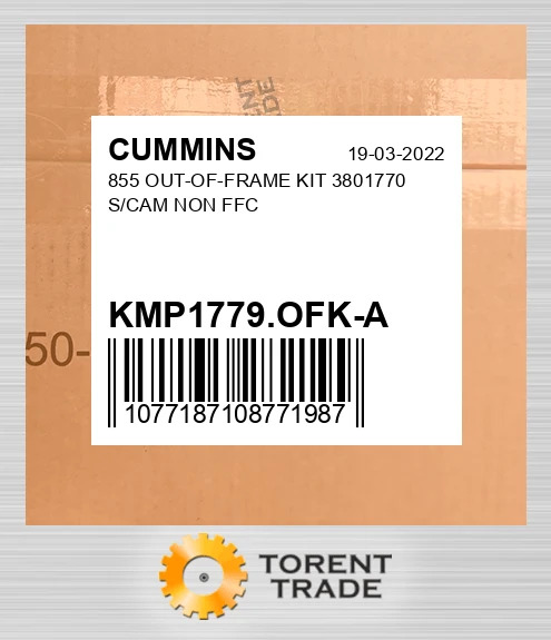 KMP1779.OFK-A 855 Комплект позарамкового ремонту 3801770 S/CAM NON FFC CUMMINS NEW AFTERMARKET