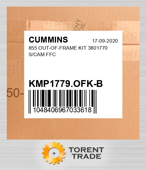 KMP1779.OFK-B 855 Комплект позарамкового ремонту 3801770 S/CAM FFC CUMMINS NEW AFTERMARKET