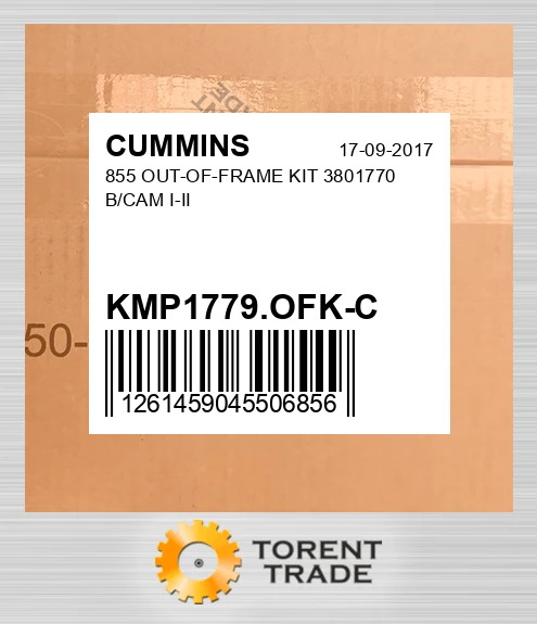 KMP1779.OFK-C 855 Комплект позарамкового ремонту 3801770 B/CAM I-II CUMMINS NEW AFTERMARKET