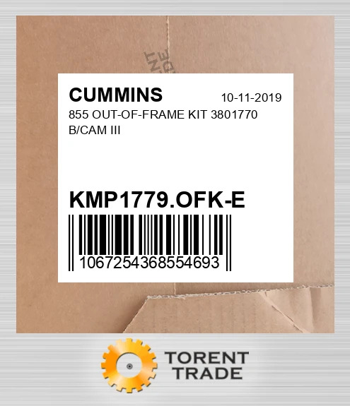 KMP1779.OFK-E 855 Комплект позарамкового ремонту 3801770 B/CAM III CUMMINS NEW AFTERMARKET
