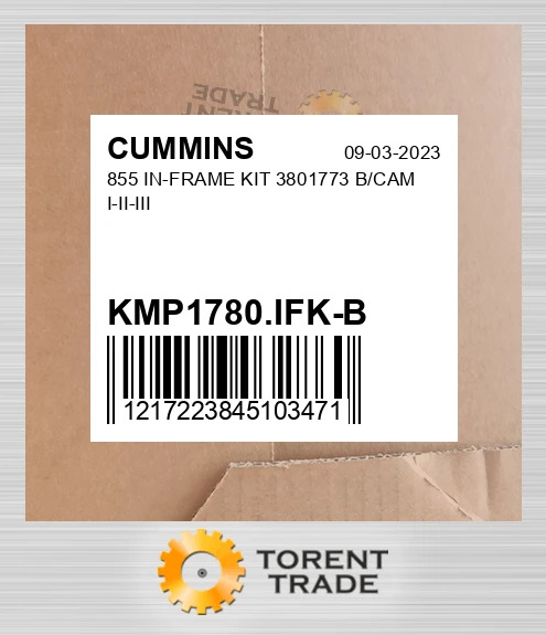 KMP1780.IFK-B 855 Комплект внутрішньорамного ремонту 3801773 B/CAM I-II-III CUMMINS NEW AFTERMARKET