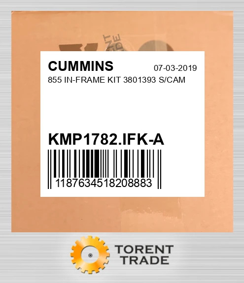 KMP1782.IFK-A 855 Комплект внутрішньорамного ремонту 3801393 S/CAM CUMMINS NEW AFTERMARKET