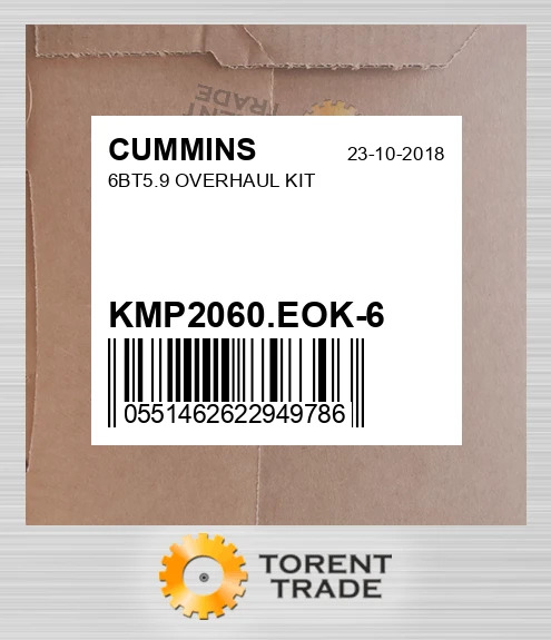 KMP2060.EOK-6 6BT5.9 Капітальний ремонтний комплект CUMMINS NEW AFTERMARKET