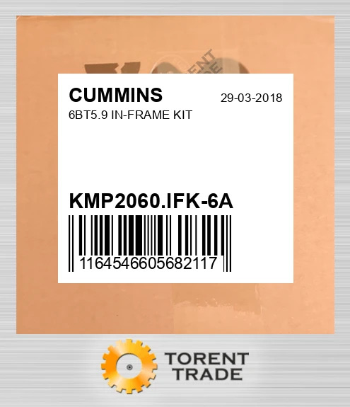 KMP2060.IFK-6A 6BT5.9 Комплект внутрішньорамного ремонту CUMMINS NEW AFTERMARKET