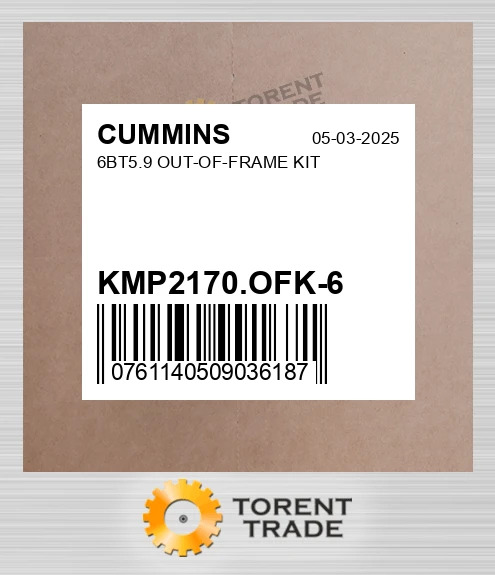 KMP2170.OFK-6 6BT5.9 Комплект позарамкового ремонту CUMMINS NEW AFTERMARKET