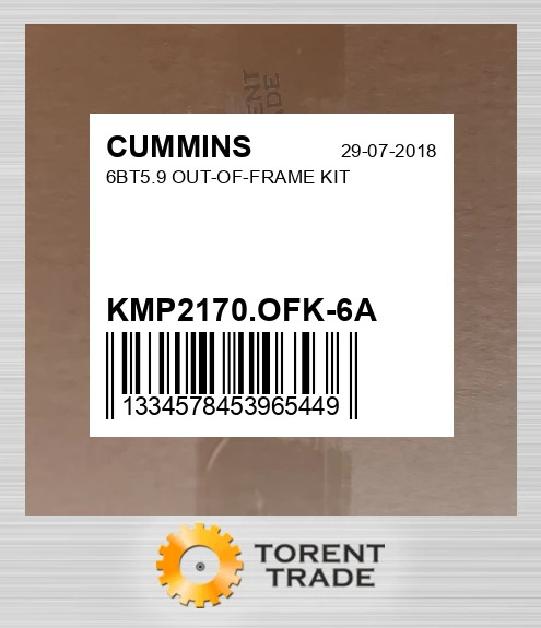 KMP2170.OFK-6A 6BT5.9 Комплект позарамкового ремонту CUMMINS NEW AFTERMARKET