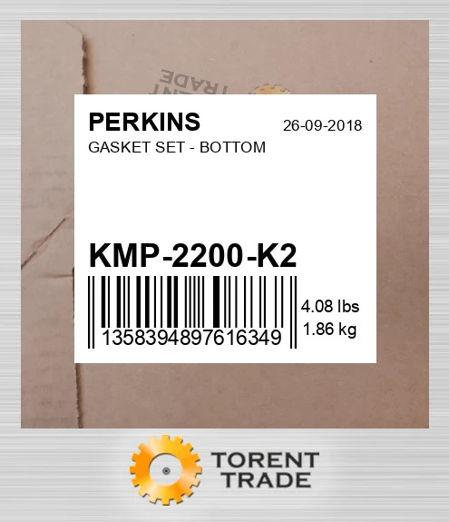 kmp2200k2 Комплект нижніх прокладок PERKINS NEW AFTERMARKET