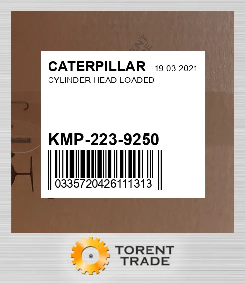 KMP-223-9250 Головка блока циліндрів LOADED CATERPILLAR NEW AFTERMARKET