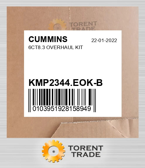 KMP2344.EOK-B 6CT8.3 Капітальний ремонтний комплект CUMMINS NEW AFTERMARKET
