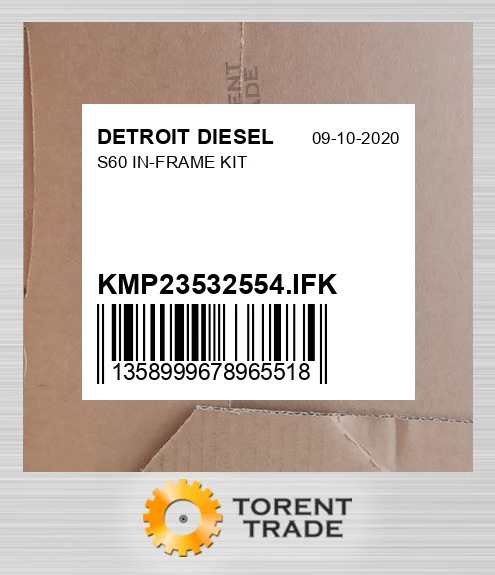 KMP23532554.IFK S60 Комплект внутрішньорамного ремонту DETROIT DIESEL NEW AFTERMARKET