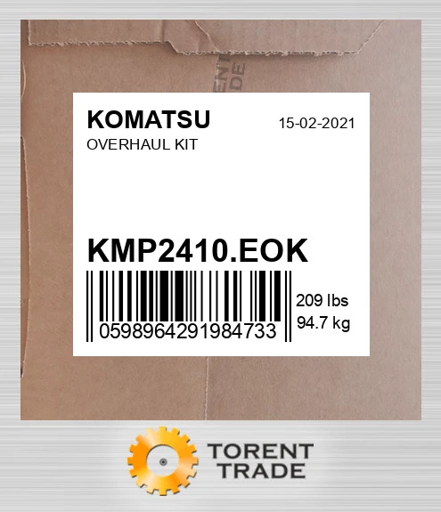kmp2410eok Капітальний ремонтний комплект KOMATSU NEW AFTERMARKET