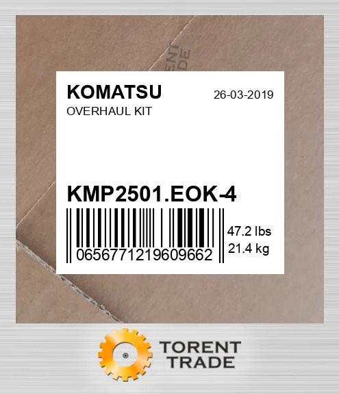 kmp2501eok4 Капітальний ремонтний комплект KOMATSU NEW AFTERMARKET