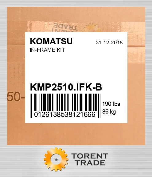 kmp2510ifkb Комплект внутрішньорамного ремонту KOMATSU NEW AFTERMARKET