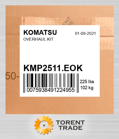 kmp2511eok Капітальний ремонтний комплект KOMATSU NEW AFTERMARKET