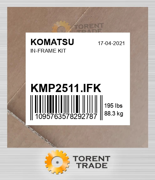 kmp2511ifk Комплект внутрішньорамного ремонту KOMATSU NEW AFTERMARKET