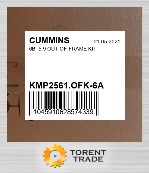 KMP2561.OFK-6A 6BT5.9 Комплект позарамкового ремонту CUMMINS NEW AFTERMARKET